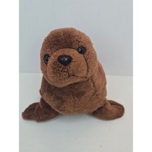 Wild Republic Brown Seal Sea Lion Plush Stuffed Animal 6 Inch Marine Life Toy